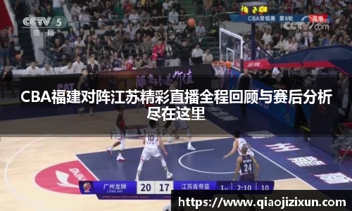CBA福建对阵江苏精彩直播全程回顾与赛后分析尽在这里